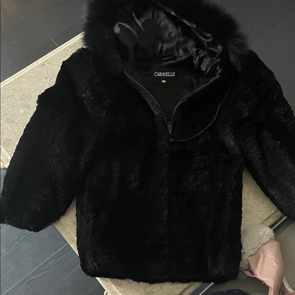 Caravelle Black Fur Jacket